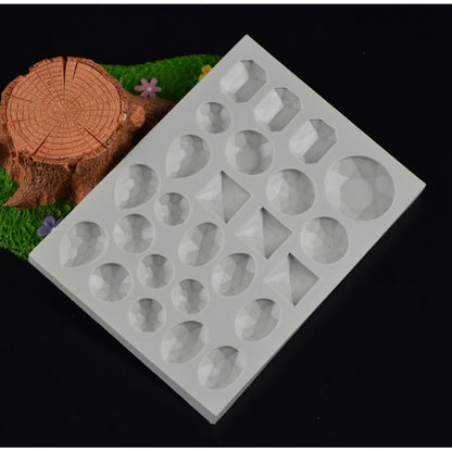SILICON DIAMONDS & GEMS FONDANT MOLD