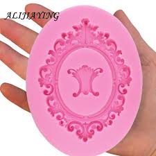 Silicon Royal Mirror Frame Fondant Mold