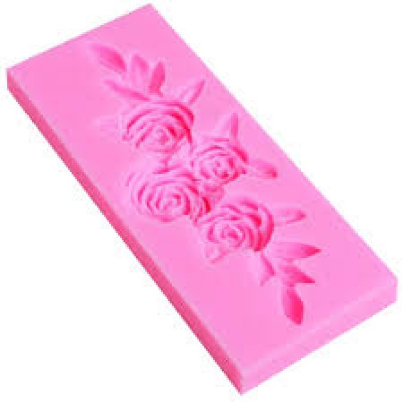 Silicon Roses Quilt Fondant Mold