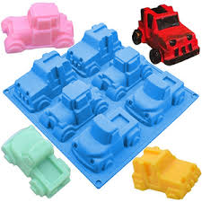 6 Cavity Trucks Silicon Mold