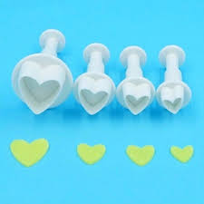 HEART PLUNGER SET (4 PCS)