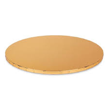 Drum Cake Board Golden12mm 8" to 16"