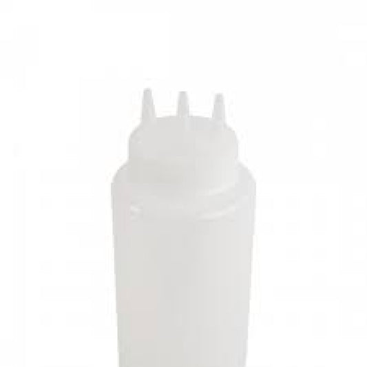 Transparent 3 Nozzle Squeeze Bottle 1000ml
