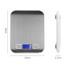 BT0209 - SS Slim Compact Digital kitchen Weighing Scale