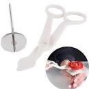 2pcs Flower Nail With Scissor Set