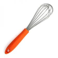 Metal Whisk Plastic handle 12"