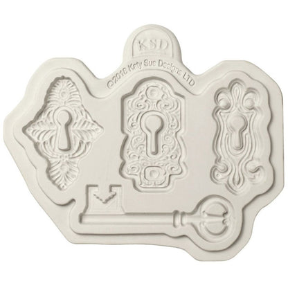 Silicon Locks And Keys Fondant Mold