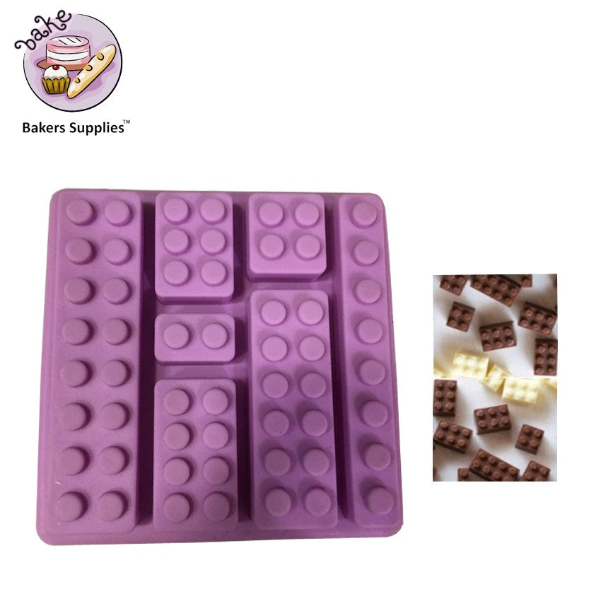 Silicon Lego Mold 7 Cavity
