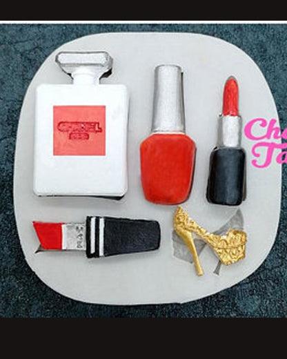 SILICON MAKEUP FASHION FONDANT MOLD