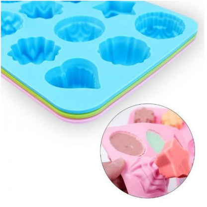 SILICON MINI ASSORTED BUNDT BAKING MOLD