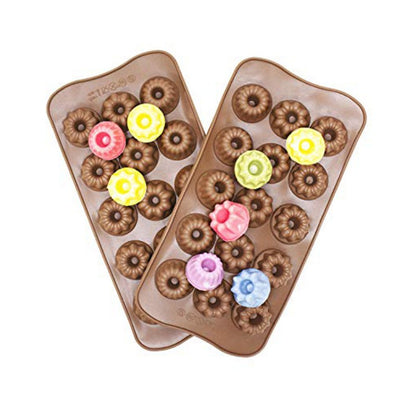 SILICON MINI BUNDT CHOCOLATE MOLD