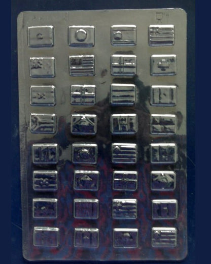 Plastic Chocolate Molds Set 6 pieces