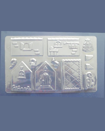 Plastic Chocolate Molds Set 6 pieces