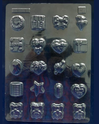 Plastic Chocolate Molds Set 6 pieces