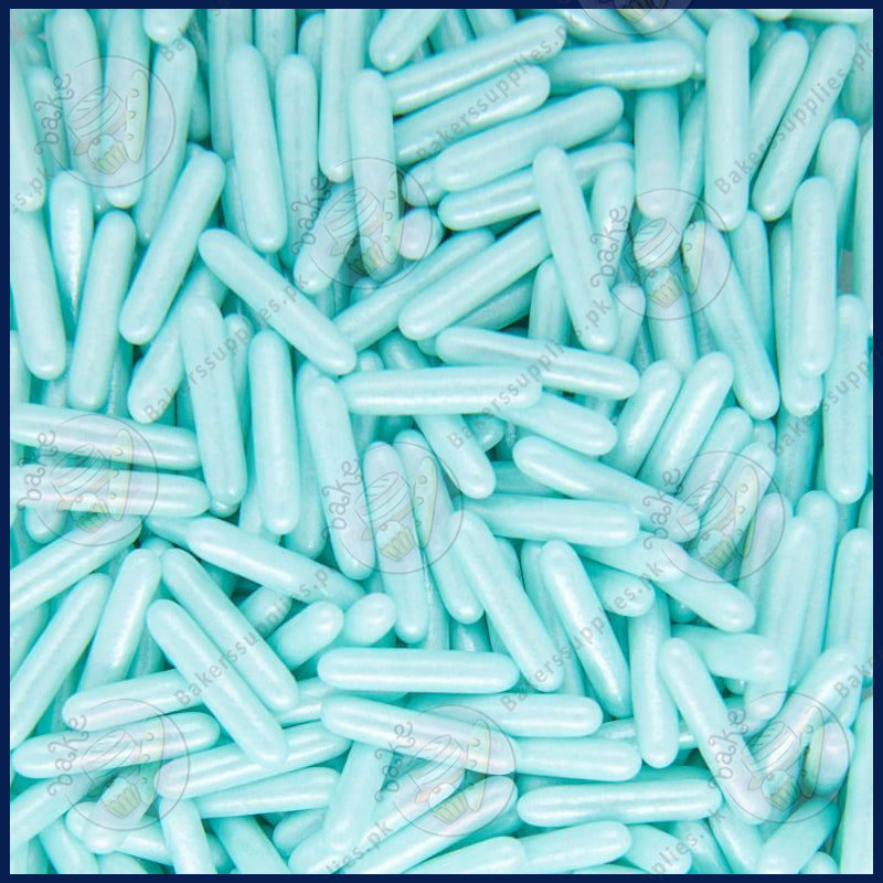 Metallic Blue Rods Sprinkle Confetti – Bakers Supplies