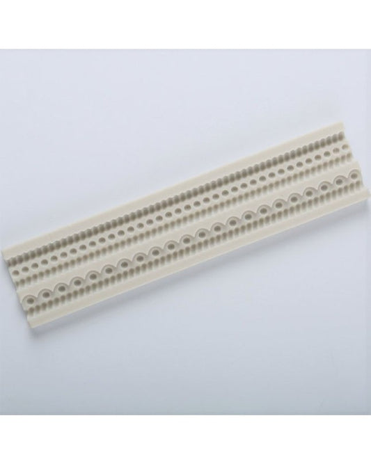 Silicone Rope Frill Fondant Mold