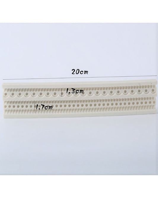 Silicone Rope Frill Fondant Mold
