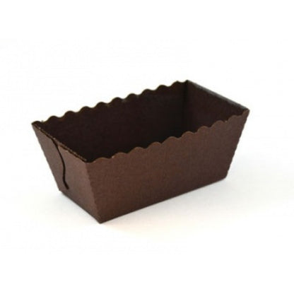 AMERICAN HONEY CAKE PAPER LOAF PAN SIZE 3.25" X 1.6" X 1.6" PACK OF 6 PIECE