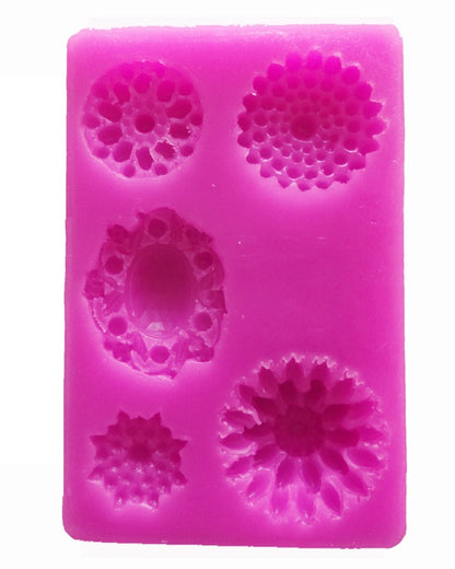 Silicon Giant Pendant Flower Fondant Mold