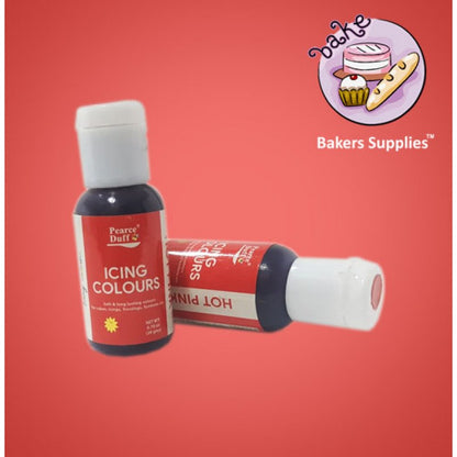 Pearce Duff Premium Hot Pink Icing Color 0.7oz