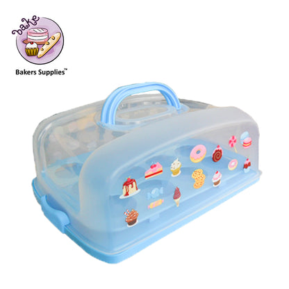 Rectangle Cake Caddy Cupcake Caddy