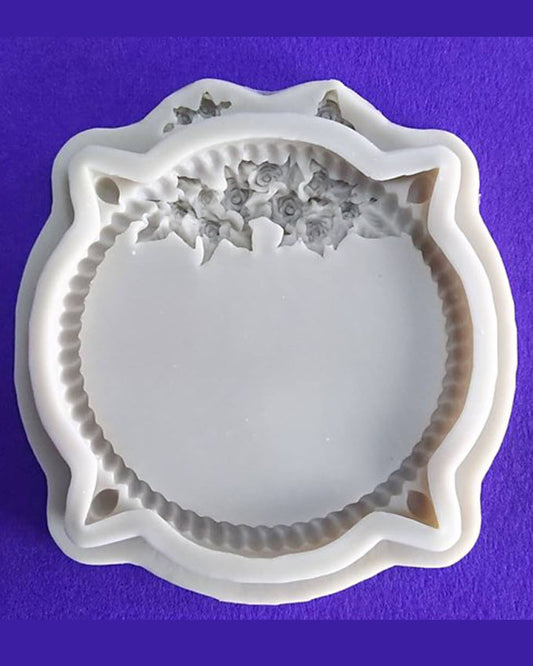 Silicon Rose Bangle Fondant Mold Size 7cm