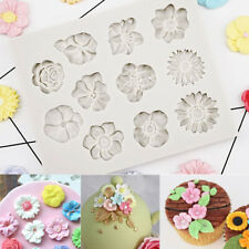 Silicon Multi Flowers New Fondant Mold