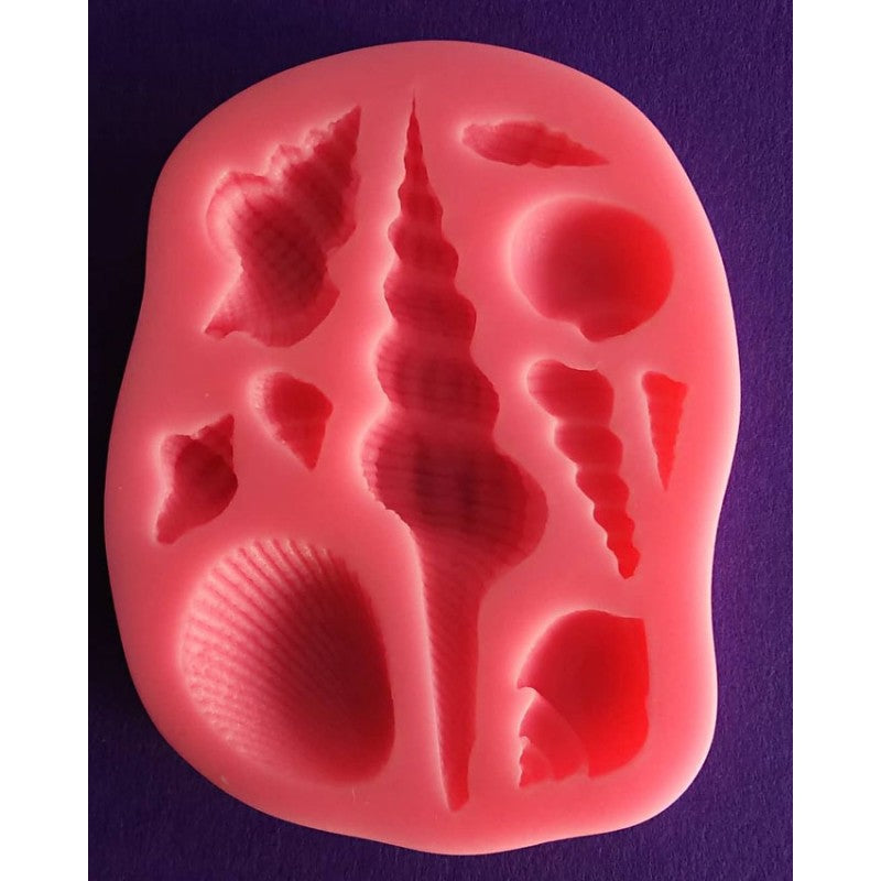 SILICON MULTI SEA SHELL FONDANT MOLD