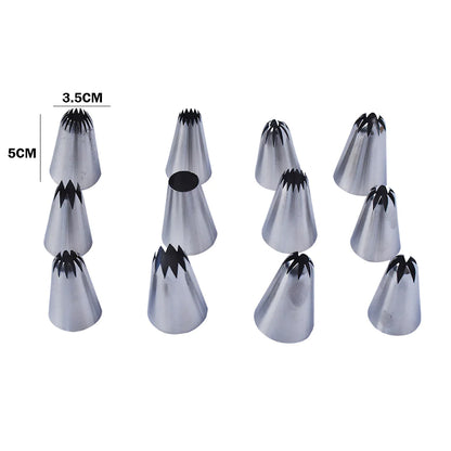 Icing Nozzle 12pcs Set