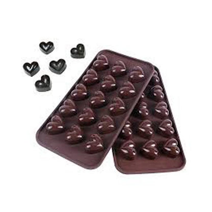 SILICON HEART CHOCOLATE MOLD