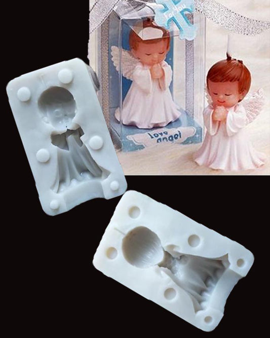 SILICON 2D BABY ANGEL FONDANT MOLD