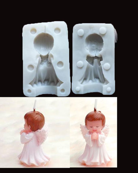 SILICON 2D BABY ANGEL FONDANT MOLD