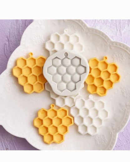 SILICON HONEY COMB MAZE FONDANT MOLD