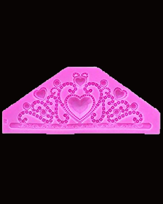 SILICON WEDDING CROWN TIARA FONDANT MOLD