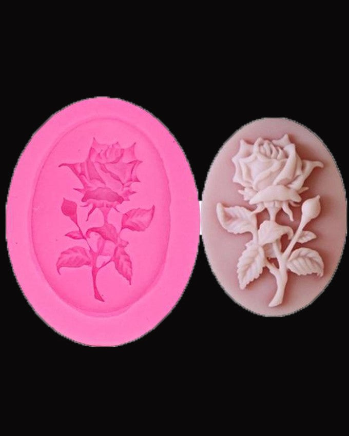 Rose Flower Silicon Fondant Mold