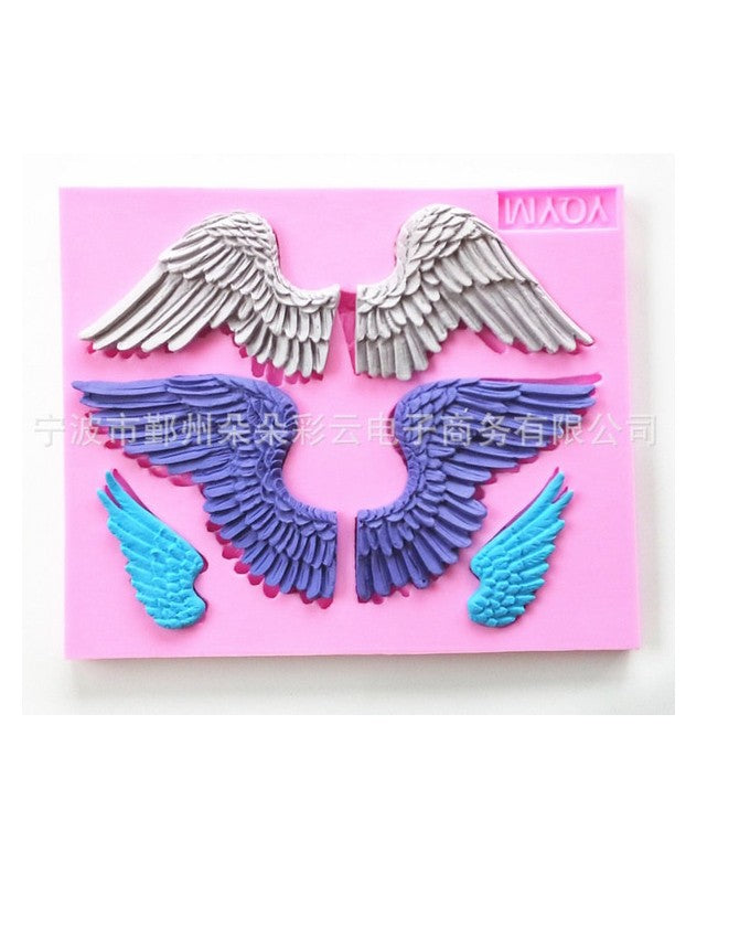 SILICON ANGEL WINGS FONDANT MOLD