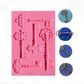 SILICON ROYAL KEY FONDANT MOLD