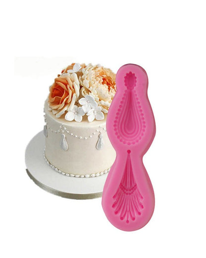 SILICON GEMS EARRINGS FONDANT MOLD