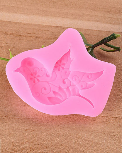 SILICON DOVE FONDANT MOLD