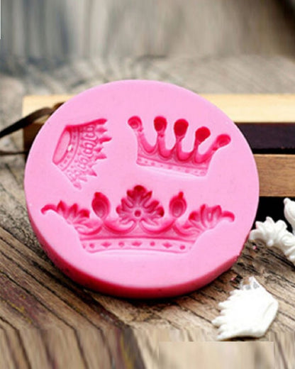 SILICON ROYAL TIARA CROWN FONDANT MOLD