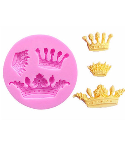 SILICON ROYAL TIARA CROWN FONDANT MOLD