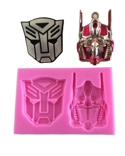 SILICON TRANSFORMERS FONDANT MOLD