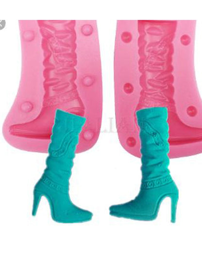 SILICON LARGE HEEL FONDANT MOLD