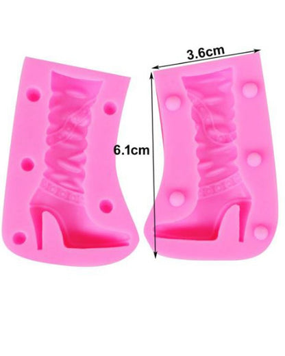 SILICON LARGE HEEL FONDANT MOLD