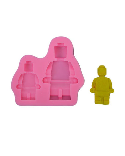 SILICON LEGO MAN FONDANT MOLD