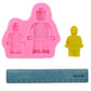 SILICON LEGO MAN FONDANT MOLD