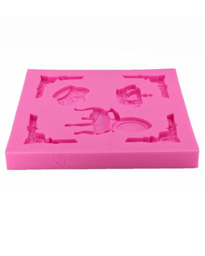 SILICON ROYAL CHAIR FONDANT MOLD