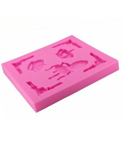 SILICON ROYAL CHAIR FONDANT MOLD