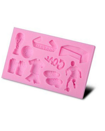 SILICON FOOTBALL THEME FONDANT MOLD