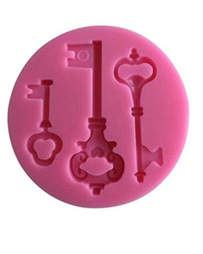 SILICON SMALL ROYAL KEY FONDANT MOLD